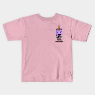 Taro Bubble Tea, Taro-Riffic Kids T-Shirt